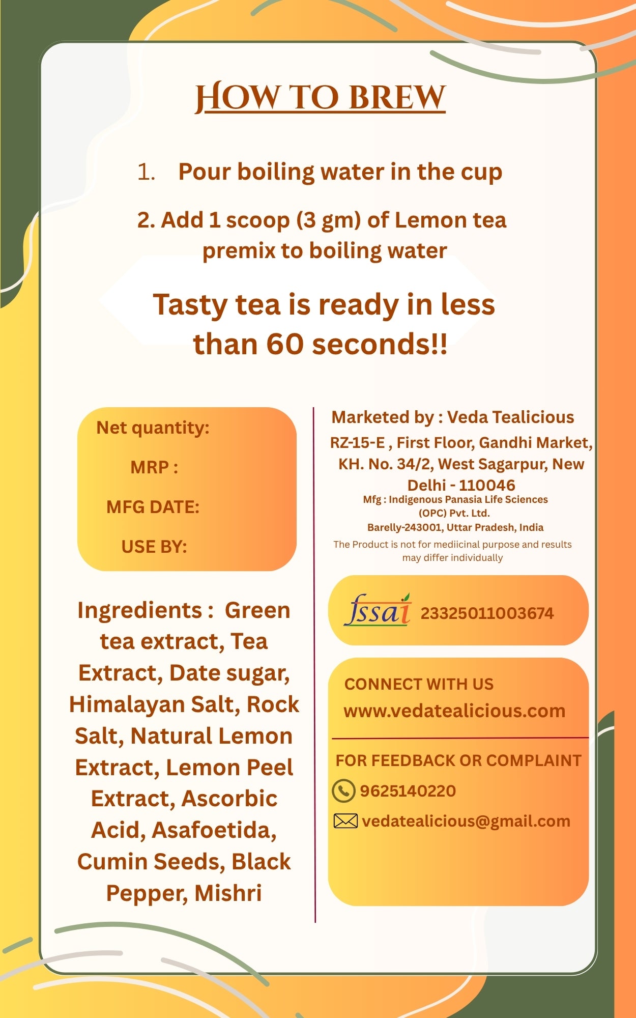Lemon tea